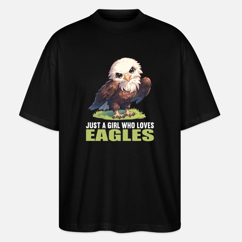 Adler - Stanley/Stella Oversized Unisex Bio T-Shirt Blaster 2.0 - Schwarz