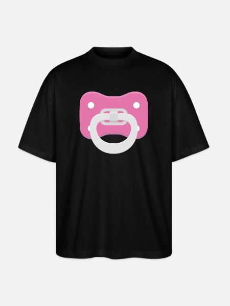 Tetine_rose - Stanley/Stella Oversized Unisex Organic T-shirt Blaster 2.0 - black