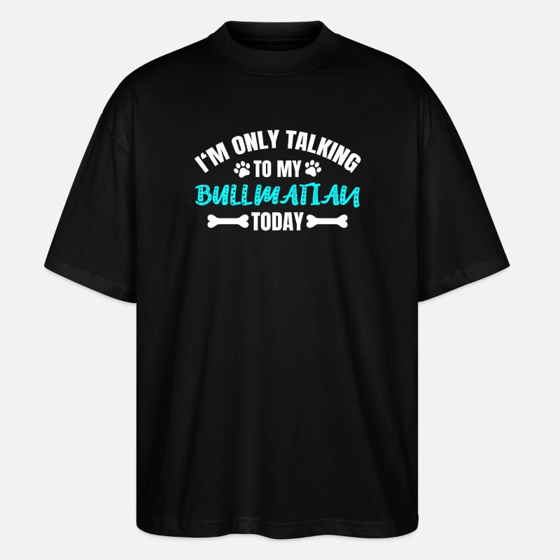 Bullmatian - Stanley/Stella Oversized Unisex Bio T-Shirt Blaster 2.0 - Schwarz