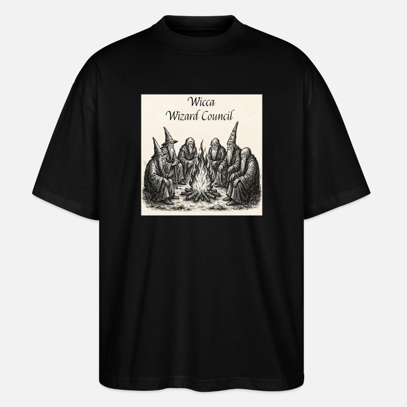 Wicca Wizard Rat - Stanley/Stella Oversized Unisex Bio T-Shirt Blaster 2.0 - Schwarz