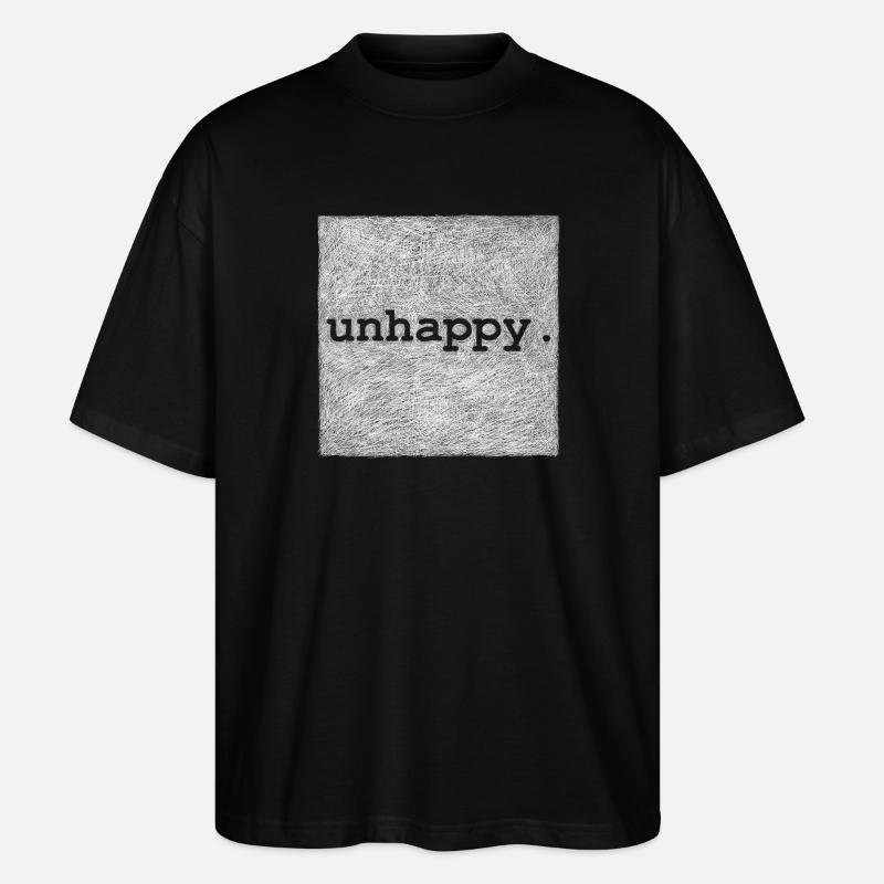 unhappy - White version - T-shirt bio Blaster 2.0 coupe oversize Stanley/Stella Unisexe - noir