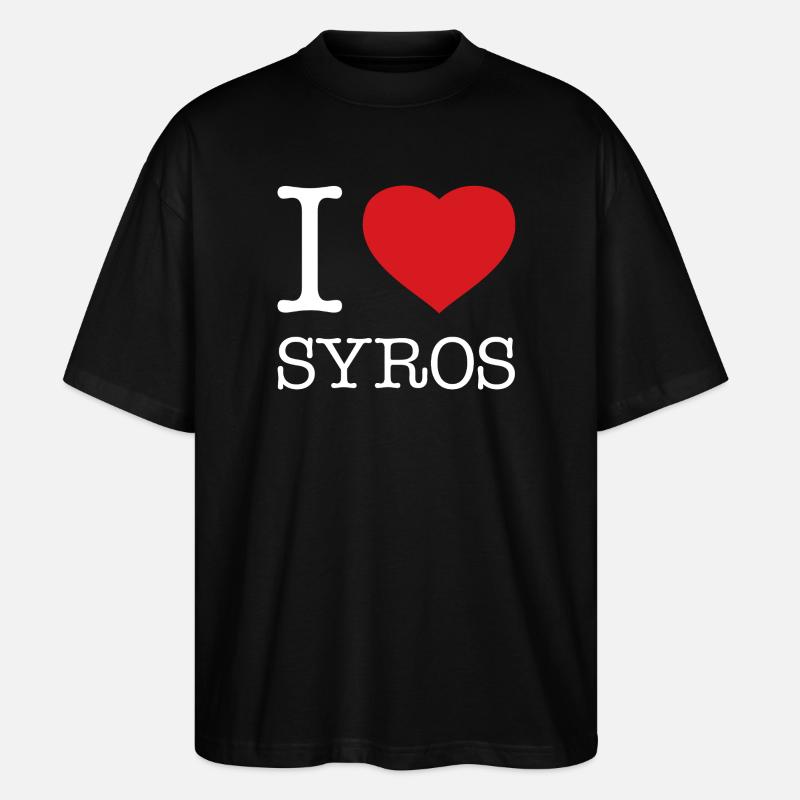 J’adore Syros - T-shirt bio Blaster 2.0 coupe oversize Stanley/Stella Unisexe - noir