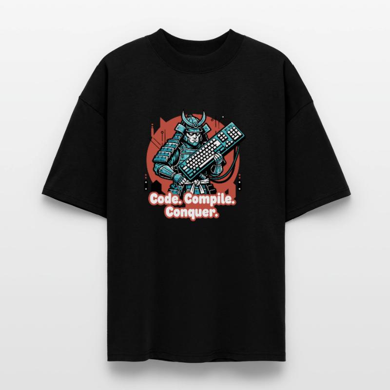 Code Battle Samurai avec clavier T-shirt bio Blaster 2.0 coupe oversize Stanley/Stella Unisexe