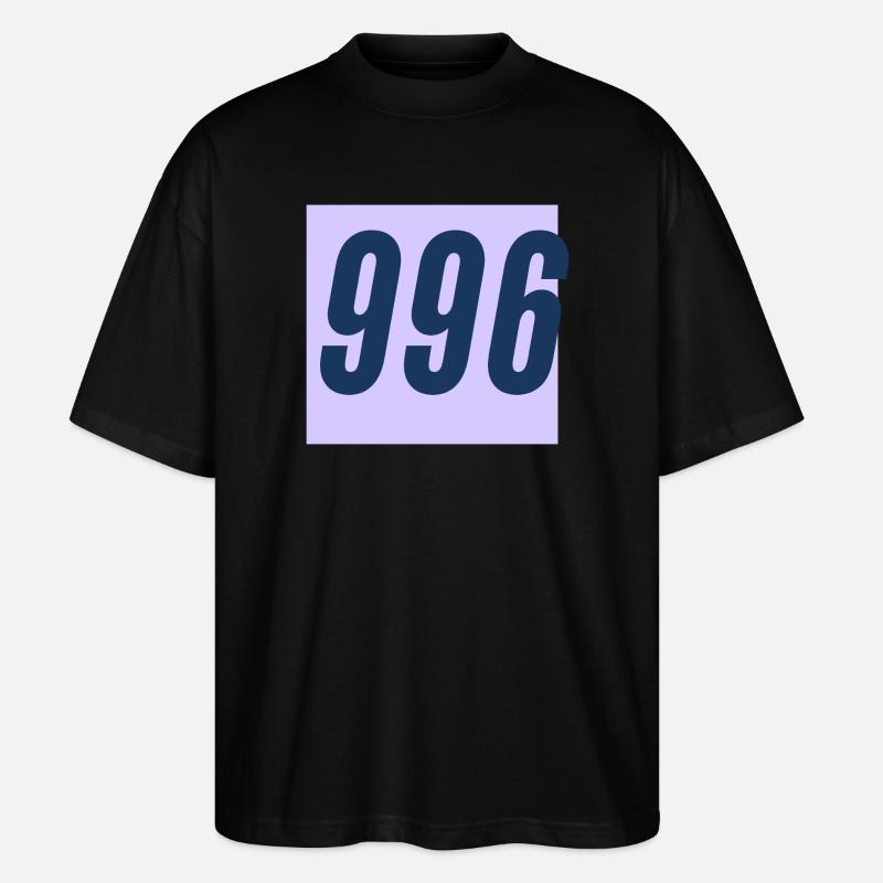 996 Arbeitskultur - Stanley/Stella Oversized Unisex Bio T-Shirt Blaster 2.0 - Schwarz