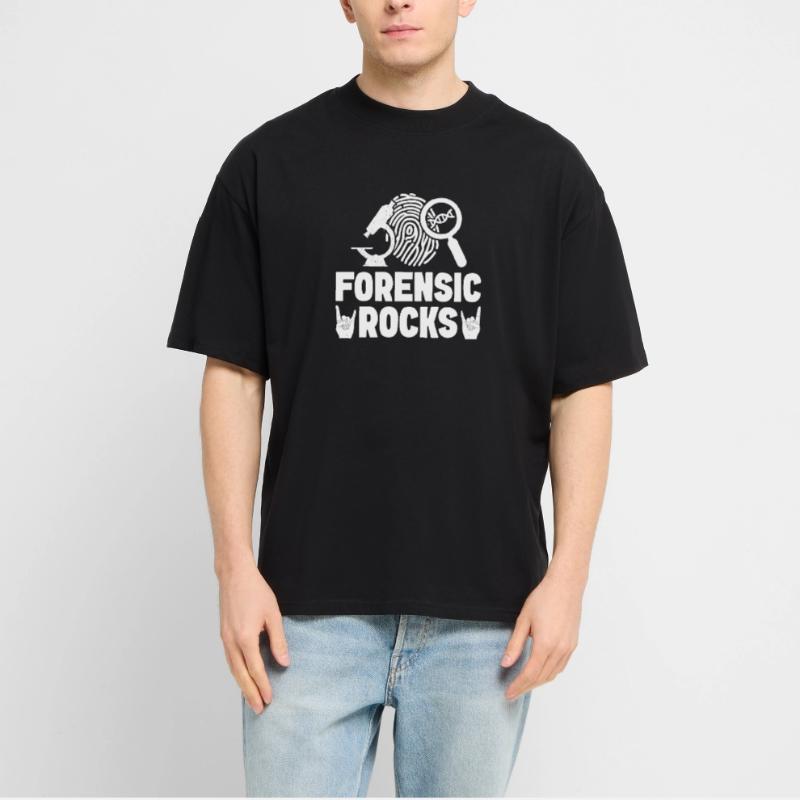 Forensic Analyst Forensic Rocks Squad Crime Lab Stanley/Stella Oversized Unisex Organic T-shirt Blaster 2.0