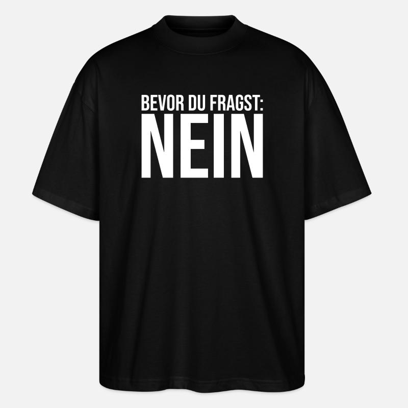 Before you ask: No - Stanley/Stella Oversized Unisex Organic T-shirt Blaster 2.0 - black