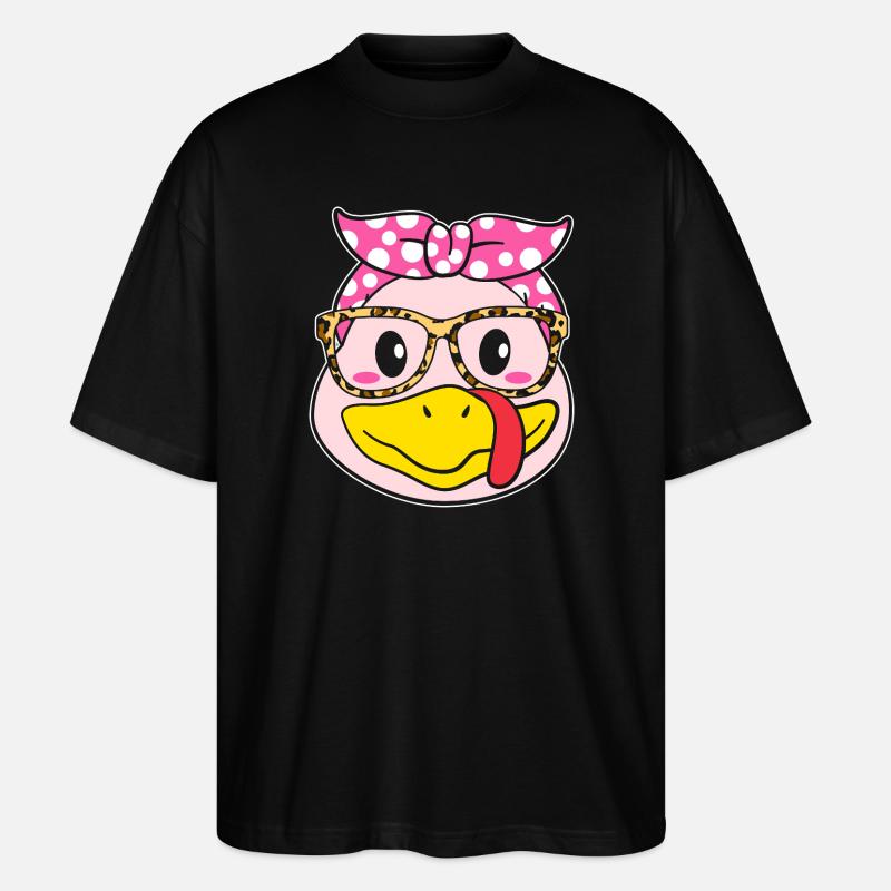 Thanksgiving Mama Mutter Oma Großmutter - Stanley/Stella Oversized Unisex Bio T-Shirt Blaster 2.0 - Schwarz