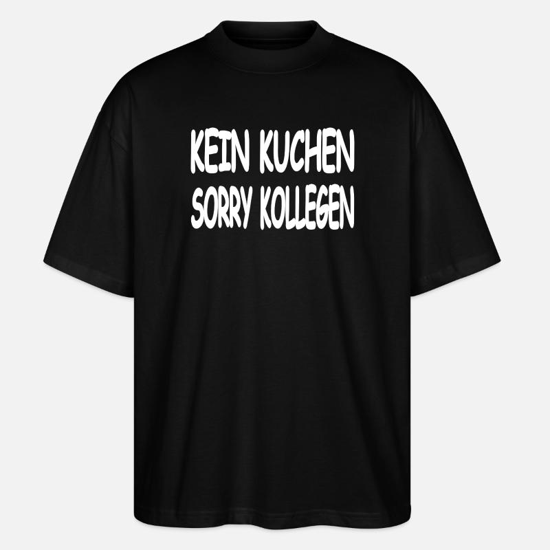 Kuchen - Stanley/Stella Oversized Unisex Bio T-Shirt Blaster 2.0 - Schwarz