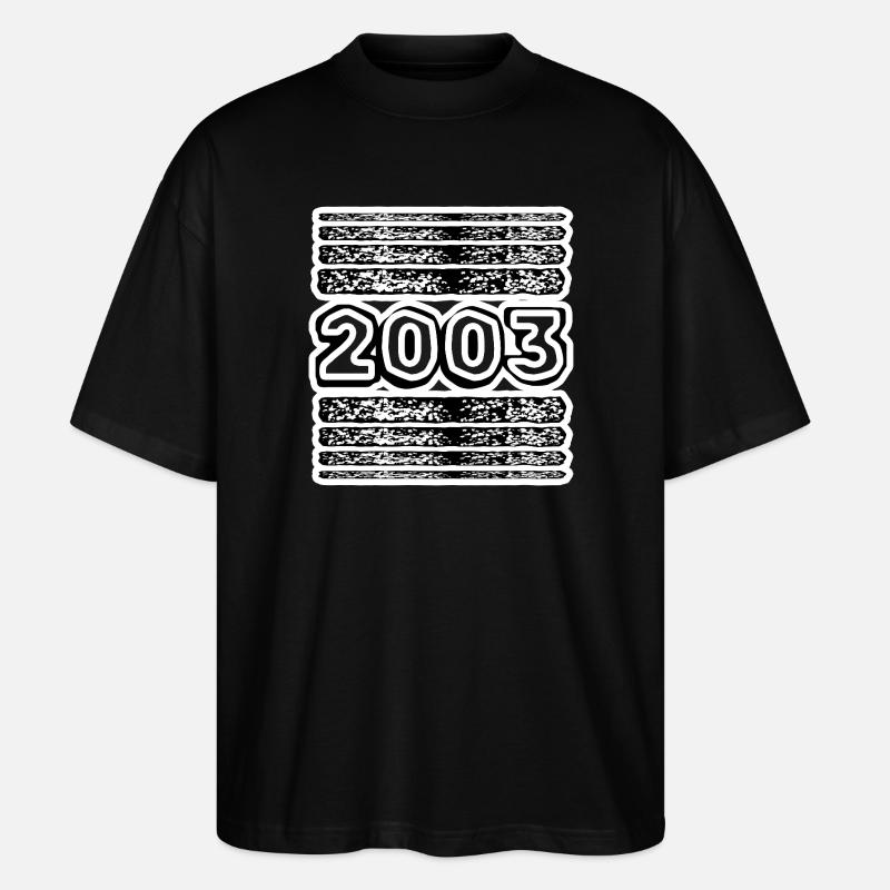 2003 2003 - T-shirt bio Blaster 2.0 coupe oversize Stanley/Stella Unisexe - noir
