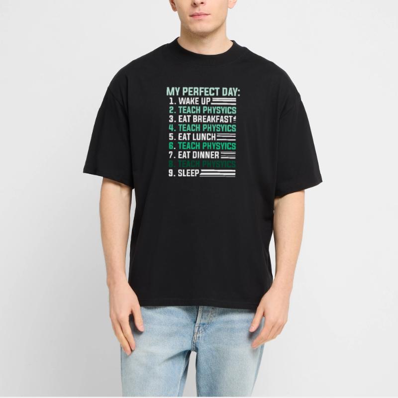 Physics Physicist Physics Student Physics Teacher Stanley/Stella Oversized Unisex Organic T-shirt Blaster 2.0