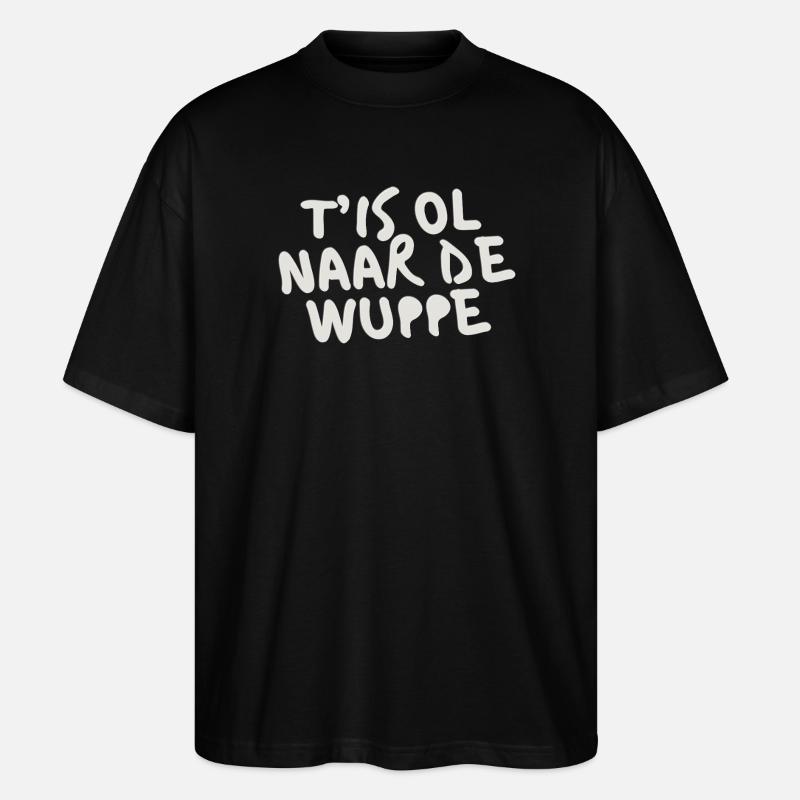 C’EST OL À LA WUPPE - T-shirt bio Blaster 2.0 coupe oversize Stanley/Stella Unisexe - noir