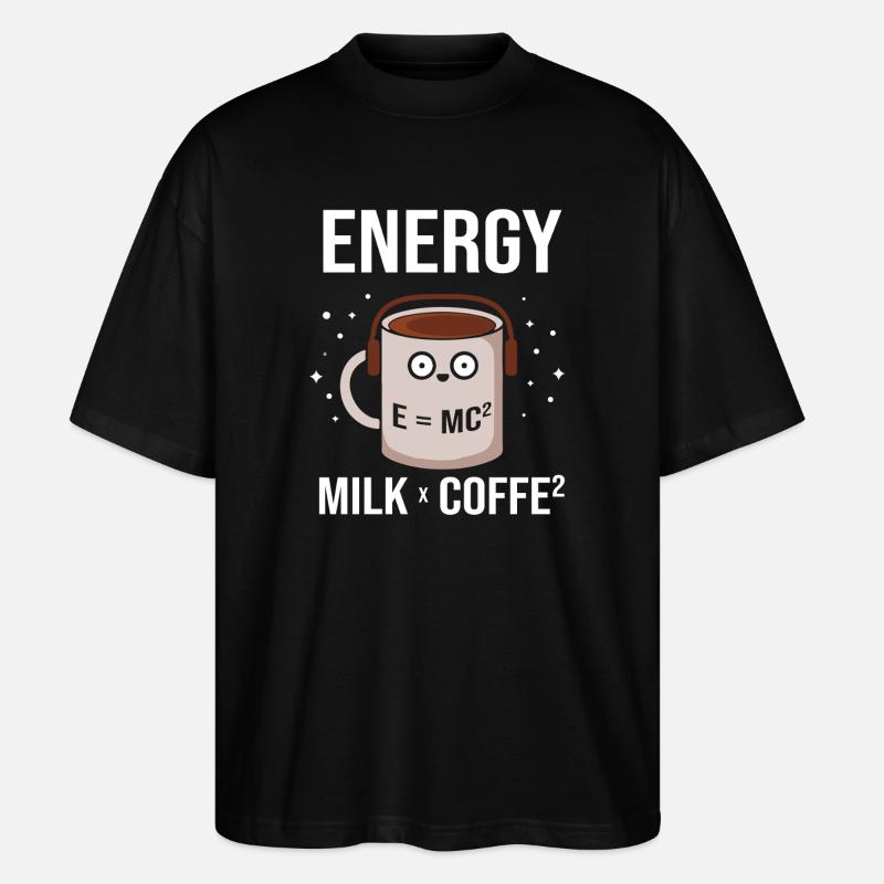Physik Phyiker Physikstudent Physiklehrer - Stanley/Stella Oversized Unisex Bio T-Shirt Blaster 2.0 - Schwarz