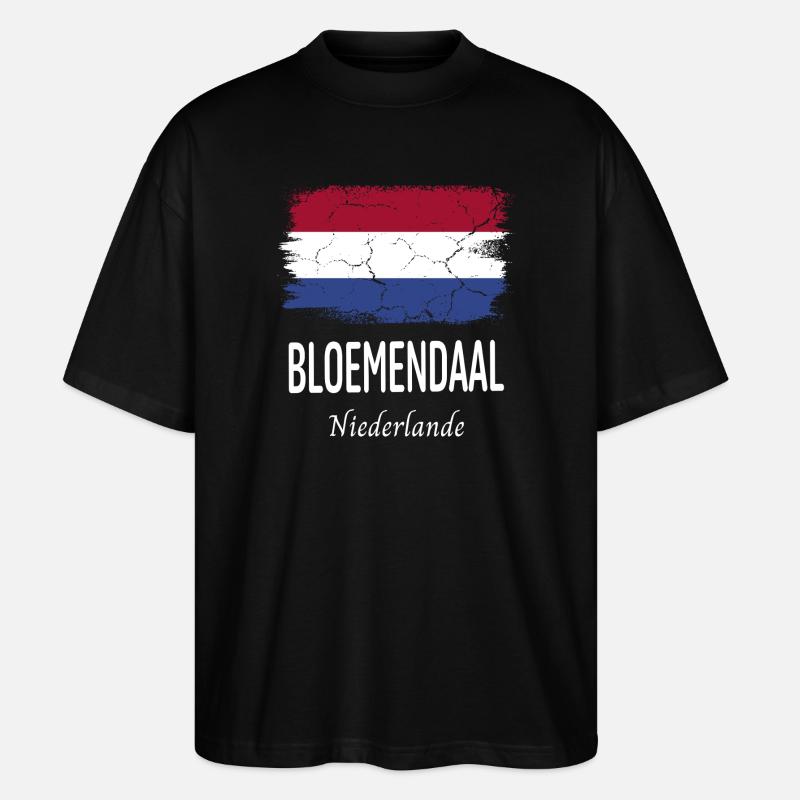 Bloemendaal - Stanley/Stella Oversized Unisex Bio T-Shirt Blaster 2.0 - Schwarz