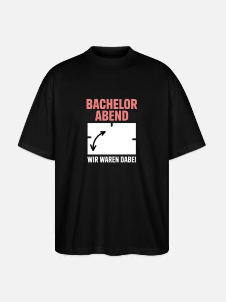 Junggesellenabschied JGA Bachelor Gästebuch - Stanley/Stella Oversized Unisex Bio T-Shirt Blaster 2.0 - Schwarz