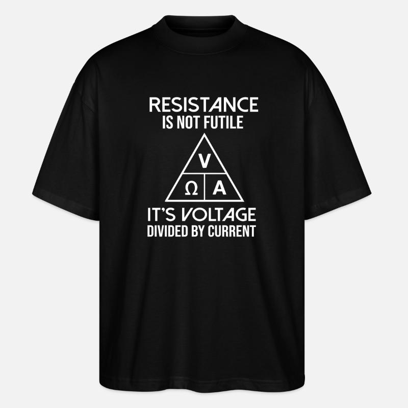 Physik Phyiker Physikstudent Physiklehrer - Stanley/Stella Oversized Unisex Bio T-Shirt Blaster 2.0 - Schwarz