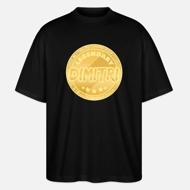 Dimitri - Stanley/Stella Oversized Unisex Bio T-Shirt Blaster 2.0 - Schwarz