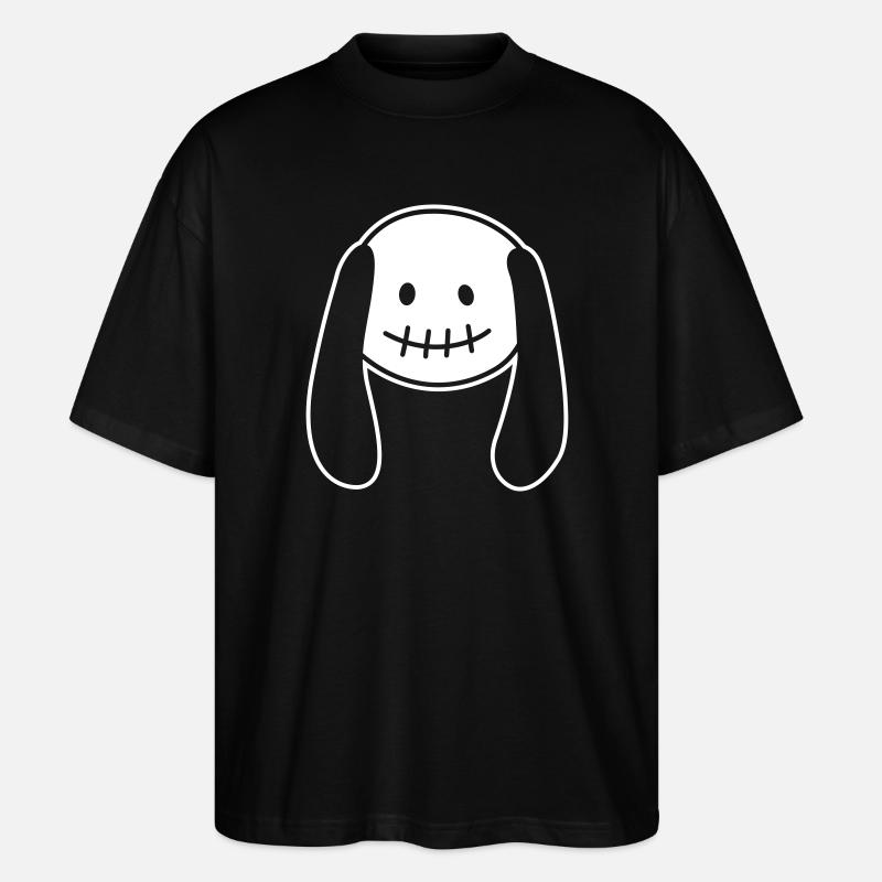 Poupée zombie – Mignon et effrayant combinés - T-shirt bio Blaster 2.0 coupe oversize Stanley/Stella Unisexe - noir