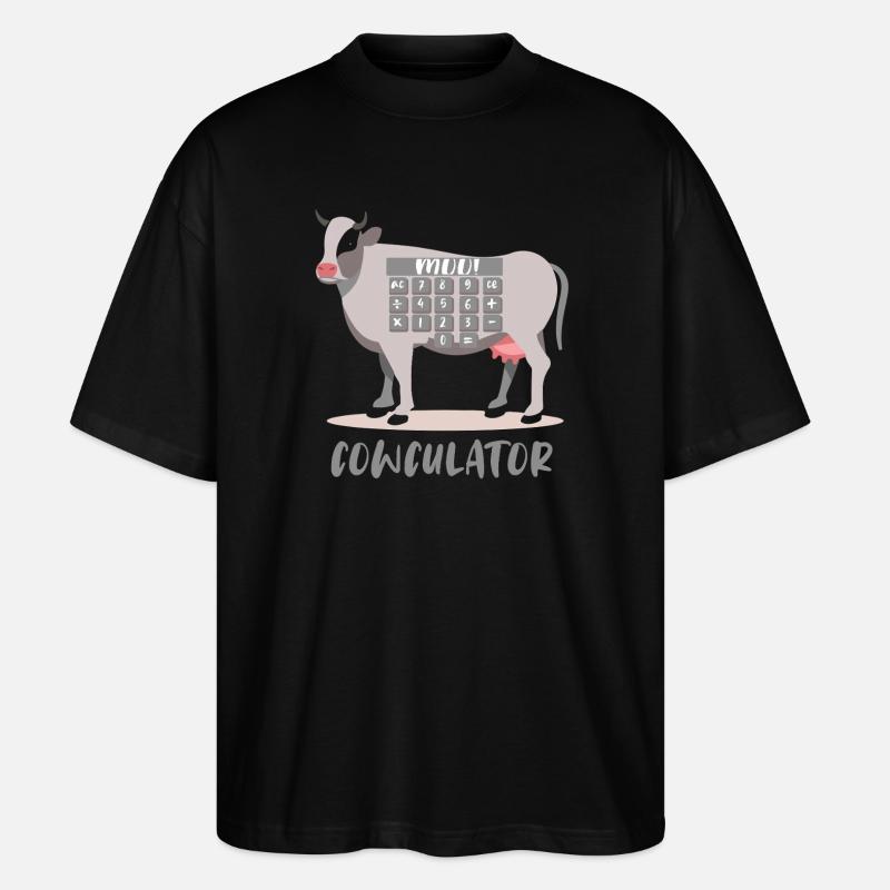 Mathe Mathematik Lehrer Spruch Mathelehrer Lustig - Stanley/Stella Oversized Unisex Bio T-Shirt Blaster 2.0 - Schwarz