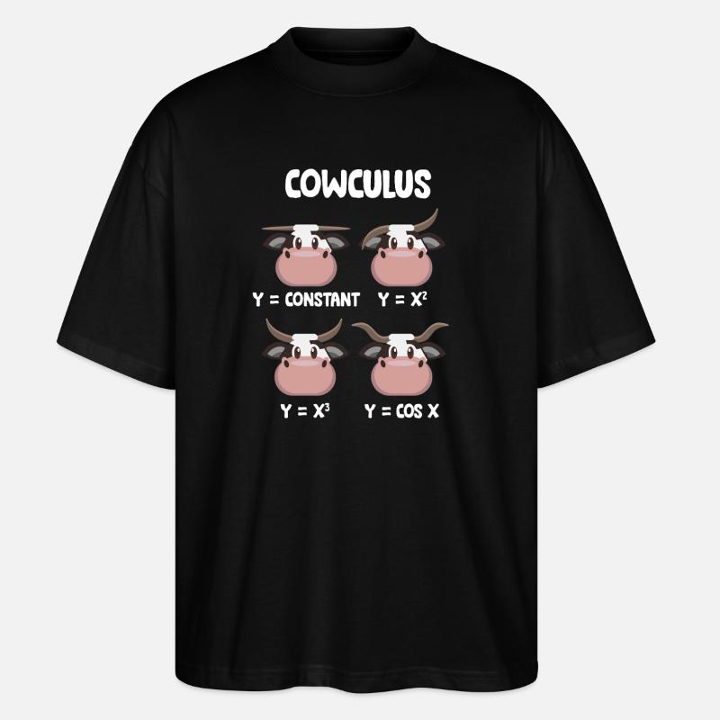 Math Teacher Geometry School Mathematics - Stanley/Stella Oversized Unisex Organic T-shirt Blaster 2.0 - black