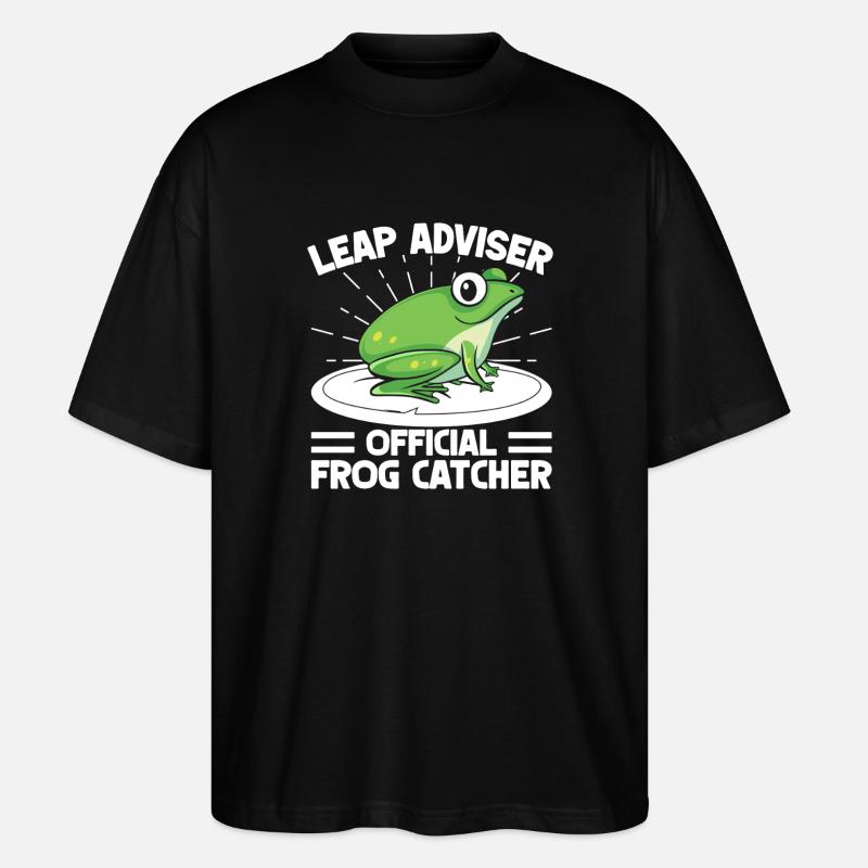 Frog Catcher Leap Adviser Frog - T-shirt bio Blaster 2.0 coupe oversize Stanley/Stella Unisexe - noir