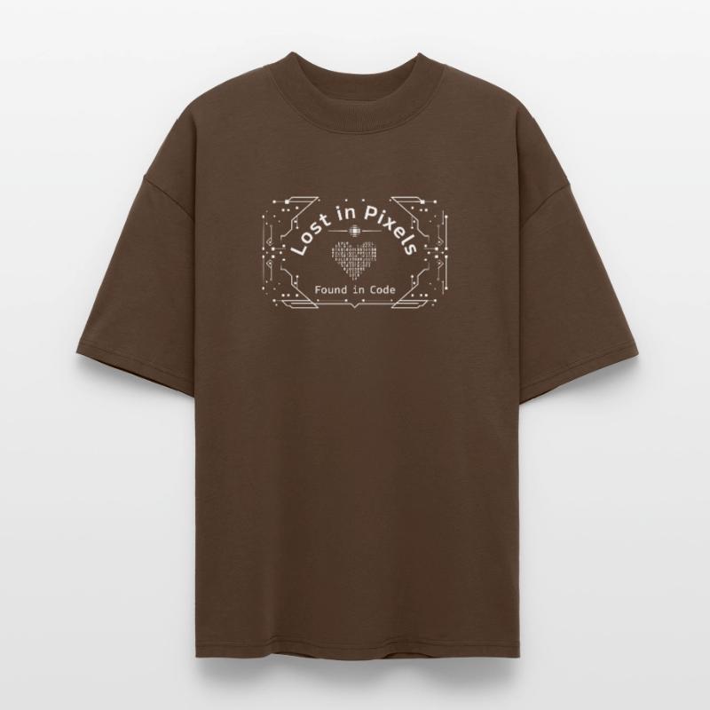 Perdu dans les pixels – Trouvé dans le code T-shirt bio Blaster 2.0 coupe oversize Stanley/Stella Unisexe