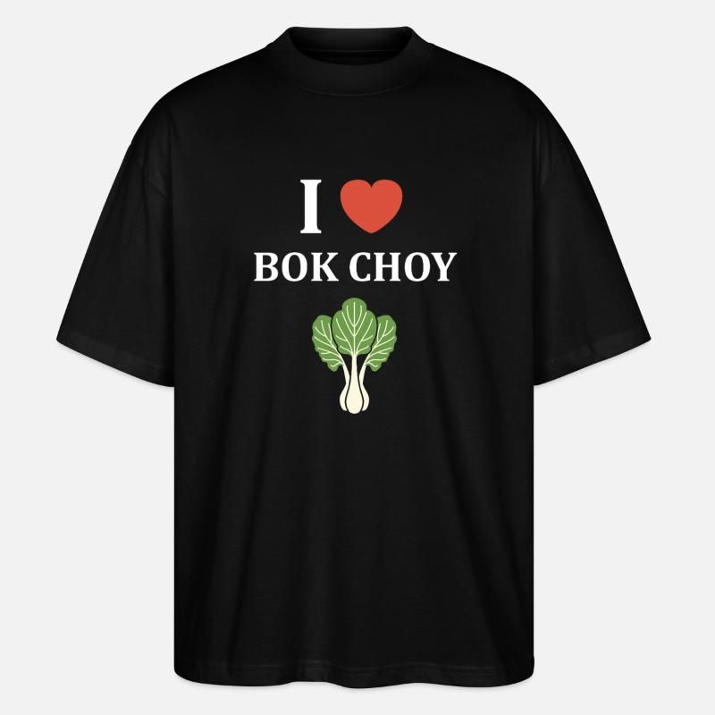 J’adore Bok Choy graphique - T-shirt bio Blaster 2.0 coupe oversize Stanley/Stella Unisexe - noir
