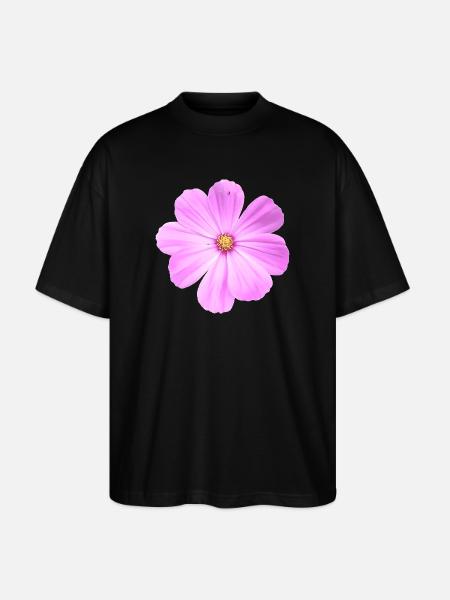 fleur - T-shirt bio Blaster 2.0 coupe oversize Stanley/Stella Unisexe - noir