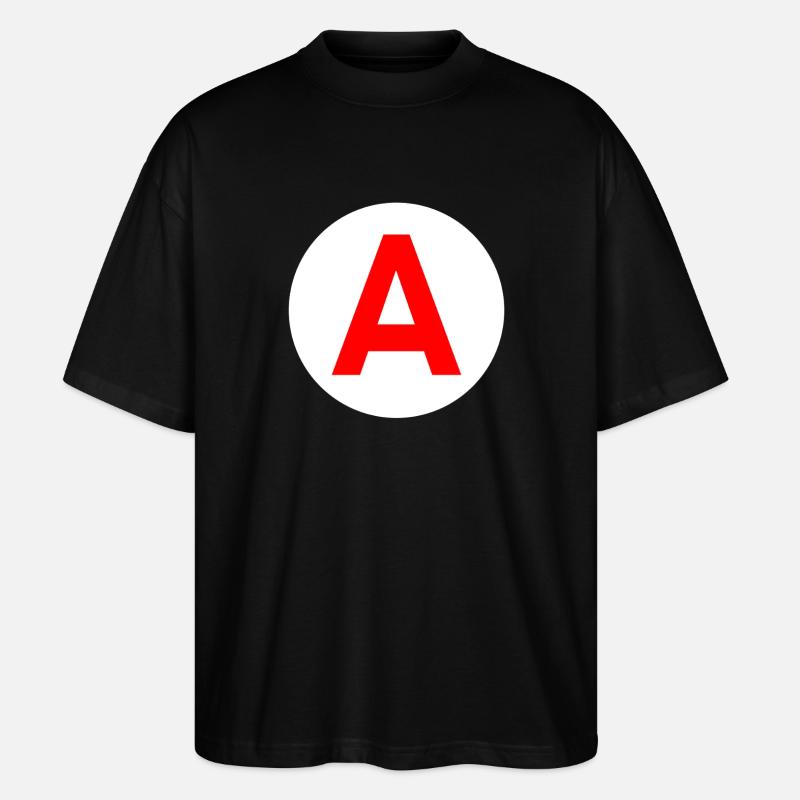 a - Stanley/Stella Oversized Unisex Bio T-Shirt Blaster 2.0 - Schwarz