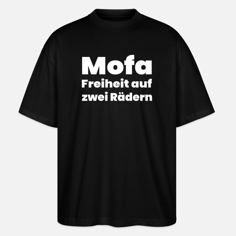 Mofa - Stanley/Stella Oversized Unisex Bio T-Shirt Blaster 2.0 - Schwarz