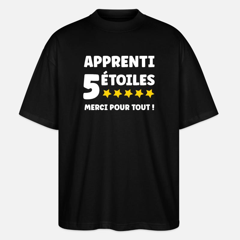 apprentice - Stanley/Stella Oversized Unisex Organic T-shirt Blaster 2.0 - black