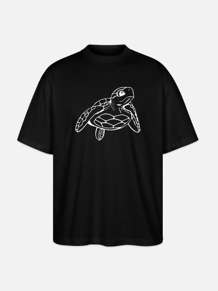 Turtle Turtles - Stanley/Stella Oversized Unisex Organic T-shirt Blaster 2.0 - black