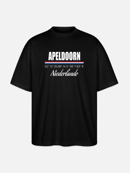 Apeldoorn - Stanley/Stella Oversized Unisex Bio T-Shirt Blaster 2.0 - Schwarz