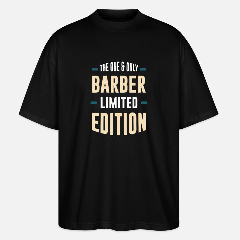 One&Only Barber Édition Limitée - T-shirt bio Blaster 2.0 coupe oversize Stanley/Stella Unisexe - noir