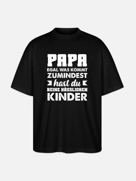 Funny Father's Day Gift Dad Beer - Stanley/Stella Oversized Unisex Organic T-shirt Blaster 2.0 - black