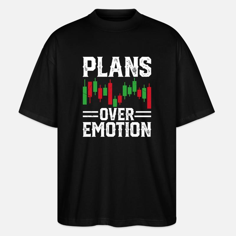 Graphique boursier Trading Crypto Marché boursier - T-shirt bio Blaster 2.0 coupe oversize Stanley/Stella Unisexe - noir
