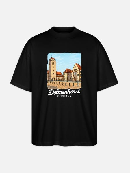 Delmenhorst - T-shirt bio Blaster 2.0 coupe oversize Stanley/Stella Unisexe - noir