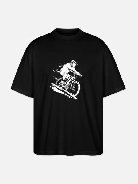VTT Énergique VTT - T-shirt bio Blaster 2.0 coupe oversize Stanley/Stella Unisexe - noir