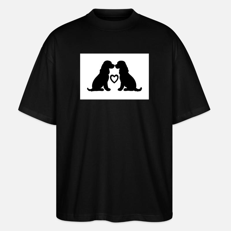 Cocker Spaniel - Stanley/Stella Oversized Unisex Bio T-Shirt Blaster 2.0 - Schwarz