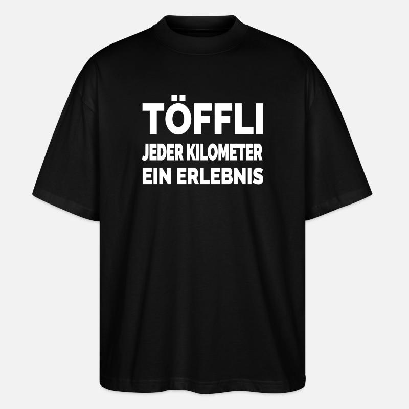 Töffli - Stanley/Stella Oversized Unisex Bio T-Shirt Blaster 2.0 - Schwarz