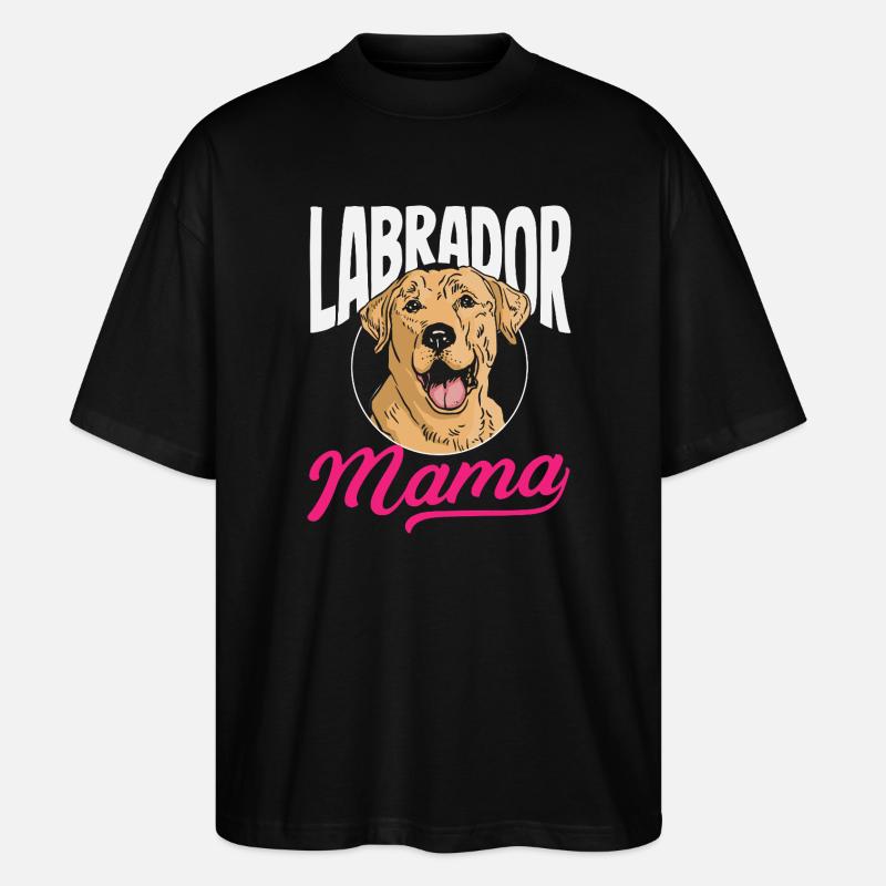 Labrador Tricks - Stanley/Stella Oversized Unisex Bio T-Shirt Blaster 2.0 - Schwarz