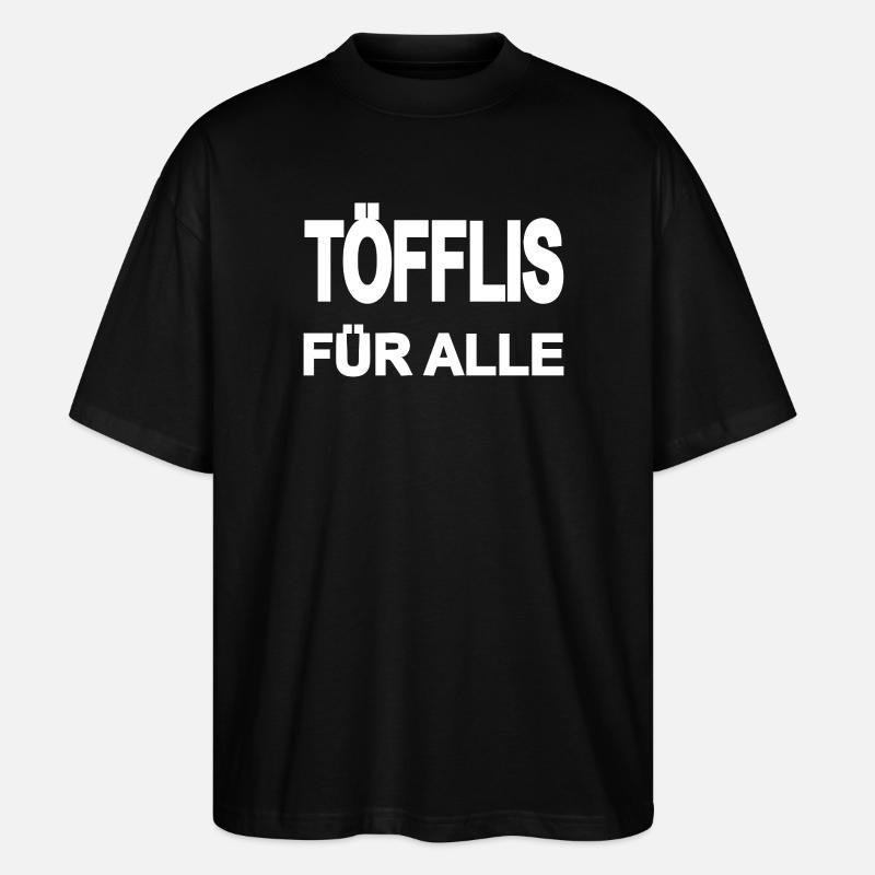 Töffli - Stanley/Stella Oversized Unisex Bio T-Shirt Blaster 2.0 - Schwarz