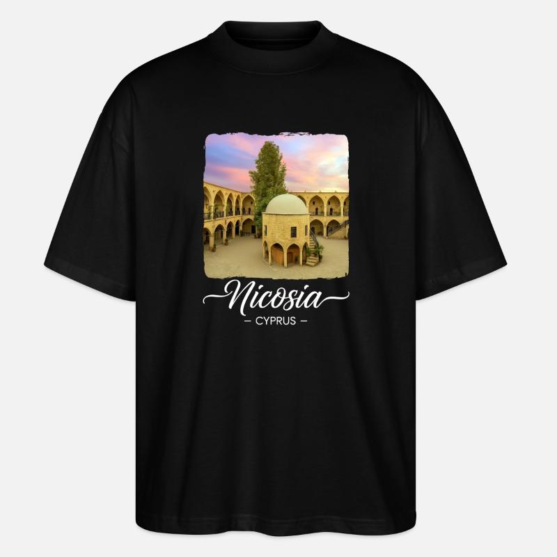 Nicosia Zypern - Stanley/Stella Oversized Unisex Bio T-Shirt Blaster 2.0 - Schwarz