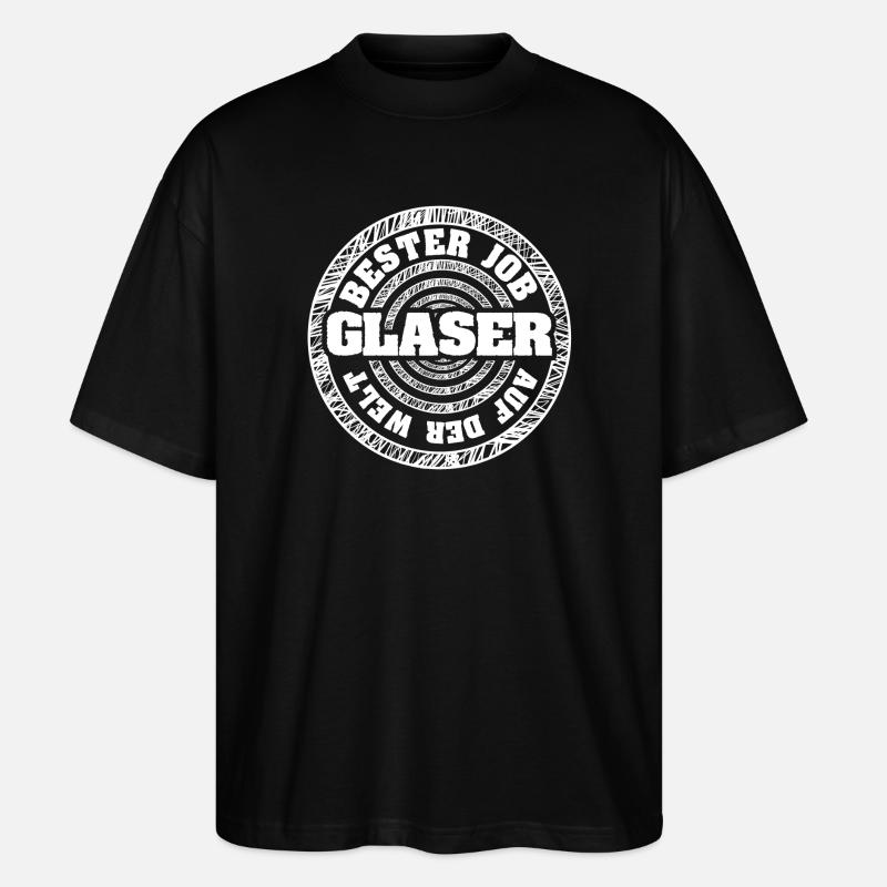 Glaser - Stanley/Stella Oversized Unisex Bio T-Shirt Blaster 2.0 - Schwarz