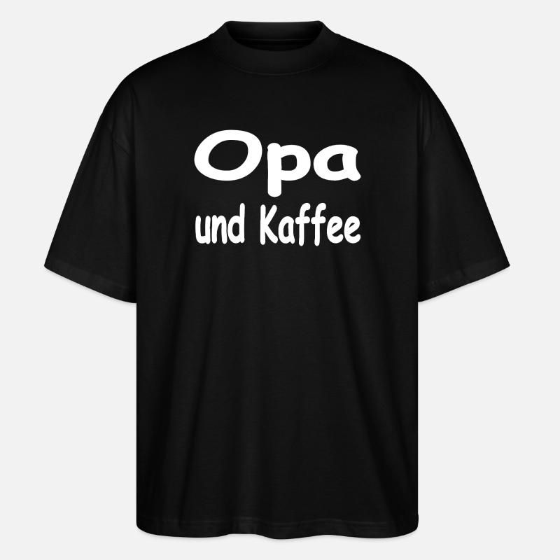 Opa - Stanley/Stella Oversized Unisex Bio T-Shirt Blaster 2.0 - Schwarz
