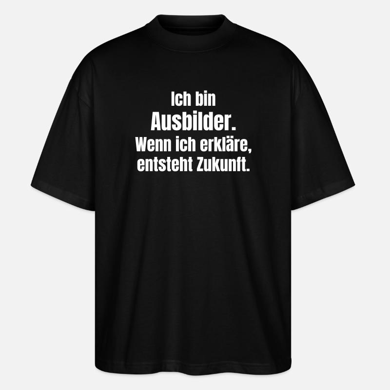 Formateurs : l’avenir par l’explication - T-shirt bio Blaster 2.0 coupe oversize Stanley/Stella Unisexe - noir