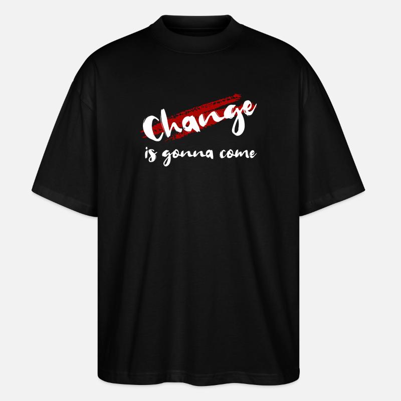 Change - Stanley/Stella Oversized Unisex Bio T-Shirt Blaster 2.0 - Schwarz