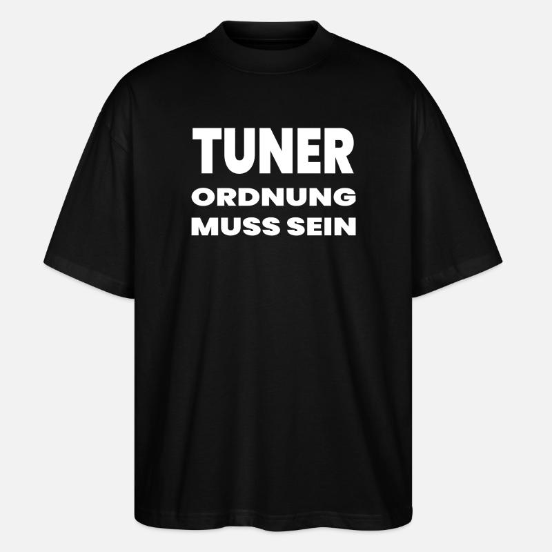Tuner - Stanley/Stella Oversized Unisex Bio T-Shirt Blaster 2.0 - Schwarz