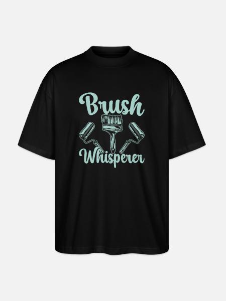 House Painter Dad Unique Gifts - Stanley/Stella Oversized Unisex Organic T-shirt Blaster 2.0 - black