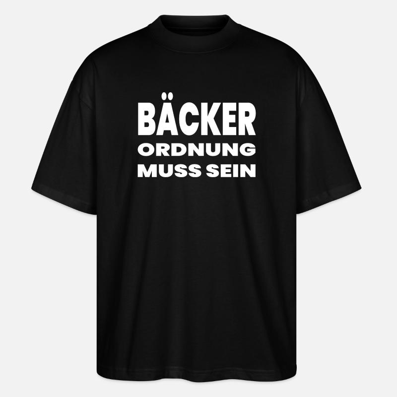 Baker - Stanley/Stella Oversized Unisex Organic T-shirt Blaster 2.0 - black