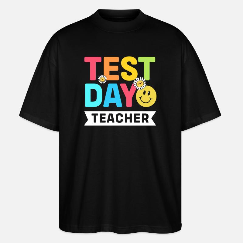 Professeur d’examen Abi Abitur - T-shirt bio Blaster 2.0 coupe oversize Stanley/Stella Unisexe - noir